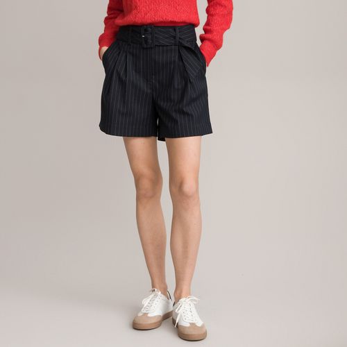 Pantaloncini con righe tennis, con cintura - LA REDOUTE COLLECTIONS - Modalova
