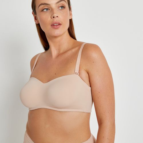 Reggiseno A Fascia Invisibile In Microfibra Donna Taglie 3 C - la redoute collections plus - Modalova