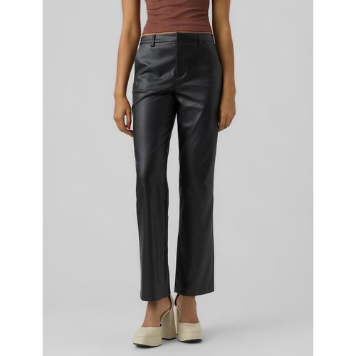 Pantaloni Dritti Spalmati Donna Taglie XS / L32 - vero moda - Modalova