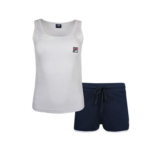 Pigiama Corto Top E Shorts Donna Taglie XS - fila - Modalova