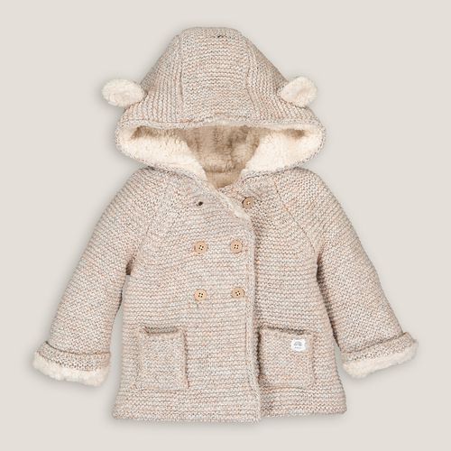 Gilet con cappuccio in maglia calda 0 mesi-2 anni - LA REDOUTE COLLECTIONS - Modalova