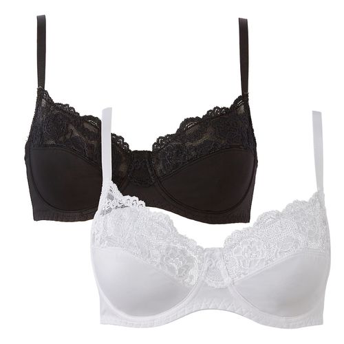 Set Di 2 Reggiseni A Coppa Intera Donna Taglie 2 B - la redoute collections - Modalova