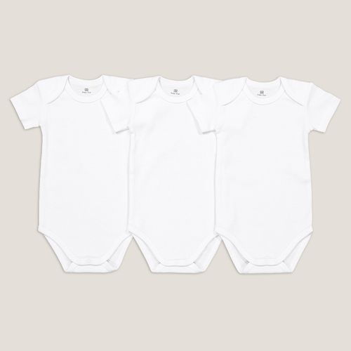 Confezione da 3 body in cotone bio 0 mesi - 3 anni - LA REDOUTE COLLECTIONS - Modalova