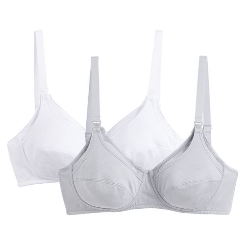 Confezione Da 2 Reggiseni Da Allattamento In Cotone Donna Taglie 3 B - la redoute collections - Modalova