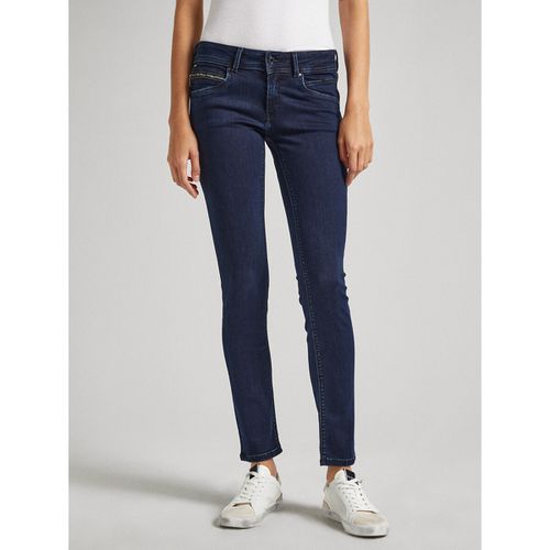 Jeans Slim, Vita Bassa Donna Taglie W28 L30 (US) - 42 (IT) - pepe jeans - Modalova