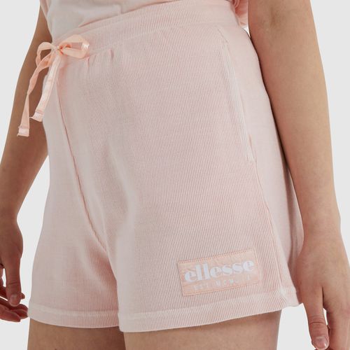 Shorts a costine in raso con logo Seta - ELLESSE - Modalova