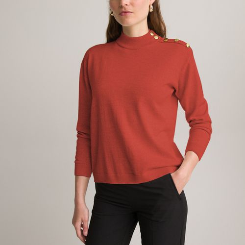 Pull a collo alto, maglia fine, misto lana - ANNE WEYBURN - Modalova