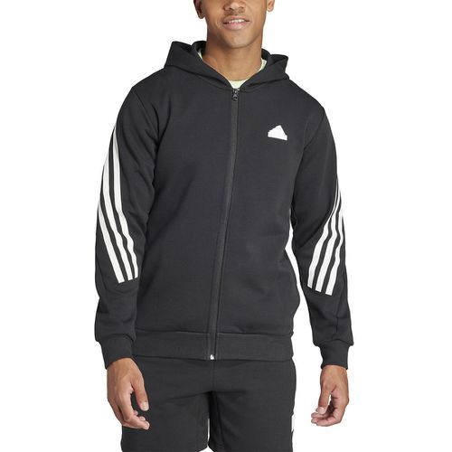 Felpa Con Cappuccio 3 Bande Uomo Taglie S - adidas sportswear - Modalova