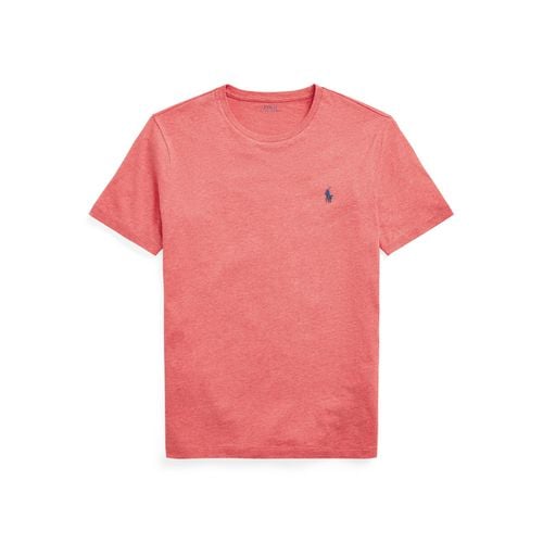 T-shirt Scollo Rotondo In Jersey Di Cotone Uomo Taglie L - polo ralph lauren - Modalova