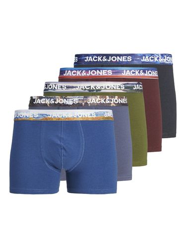 Confezione da 5 boxer tinta unita - JACK & JONES - Modalova