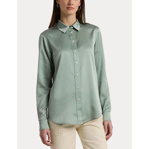 Camicia Satinata A Maniche Lunghe Jamelko Donna Taglie XS - lauren ralph lauren - Modalova