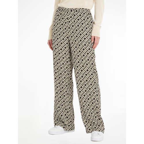 Pantaloni Larghi Fantasia Donna Taglie 36 (FR) - 40 (IT) - tommy hilfiger - Modalova