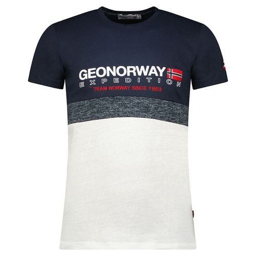 T-shirt MC bicolore girocollo Jdouble - GEOGRAPHICAL NORWAY - Modalova