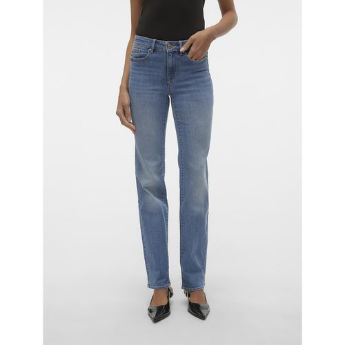 Jeans dritti, vita standard - VERO MODA - Modalova