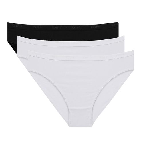 Confezione da 3 slip in cotone bio stretch, Plus my bio - DIM - Modalova