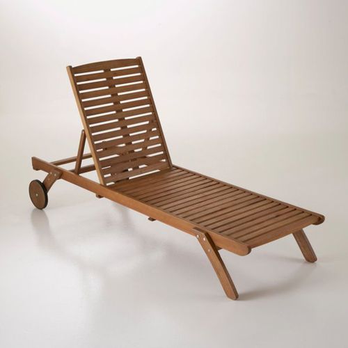 Lettino Prendisole, Chaise Longue, Eucalipto - la redoute interieurs - Modalova