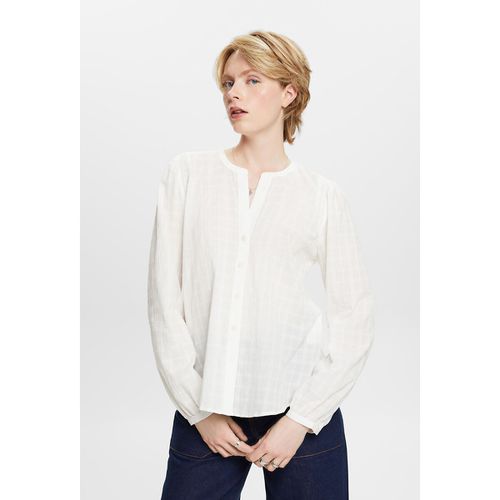 Camicia con scollo tunisino, maniche lunghe - ESPRIT - Modalova