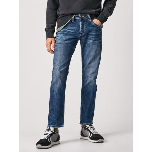 Jeans Dritto Stretch Cash Uomo Taglie W28 L32 (US) - 42 (IT) - pepe jeans - Modalova