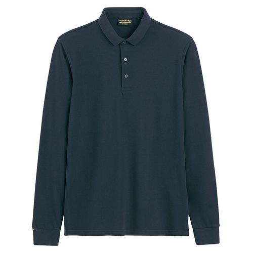 Polo Maniche Lunghe Piqué Uomo Taglie S - superdry - Modalova