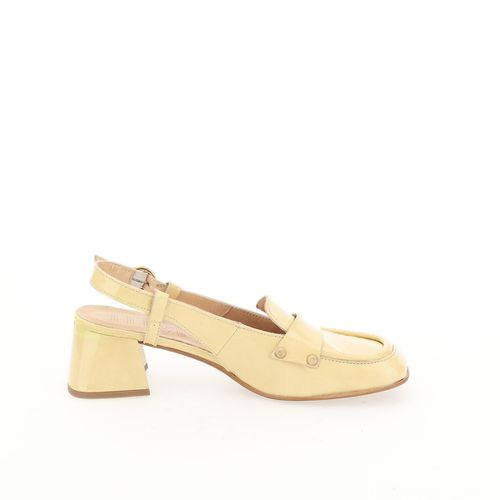 Mocassini Slingback pelle con tacco, punta quadrata - MJUS - Modalova