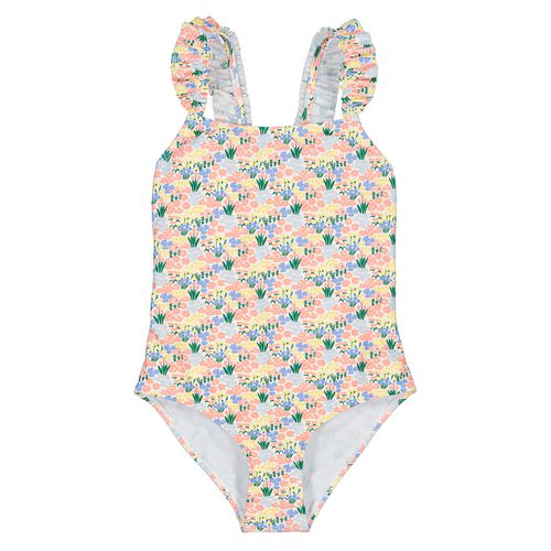 Costume Da Bagno Intero Stampa Floreale Bambina Taglie 3 anni - 94 cm - la redoute collections - Modalova