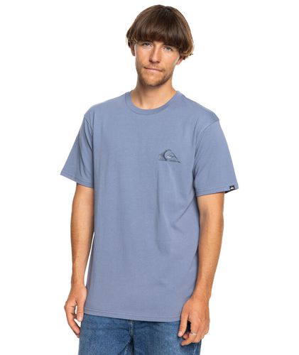 T-shirt maniche corte girocollo con piccolo logo - QUIKSILVER - Modalova