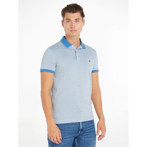 Polo maniche corte maglia moulinée - TOMMY HILFIGER - Modalova