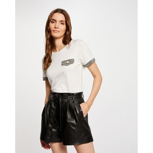 Shorts Paperbag Similpelle Donna Taglie 38 - morgan - Modalova