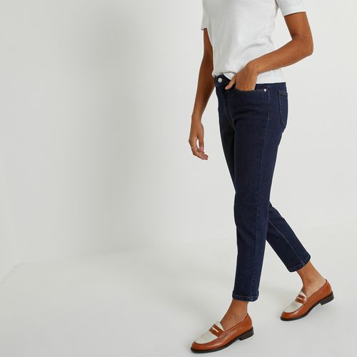 Jeans slim cropped, vita alta - LA REDOUTE COLLECTIONS - Modalova