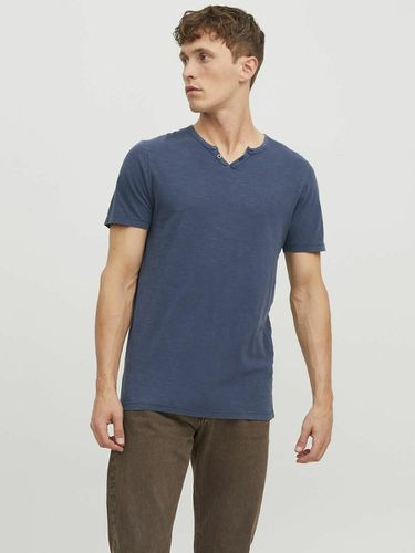 T-shirt collo tunisino jjesplit - JACK & JONES - Modalova