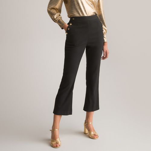 Pantaloni Cropped, Forma Svasata Donna Taglie 40 - anne weyburn - Modalova