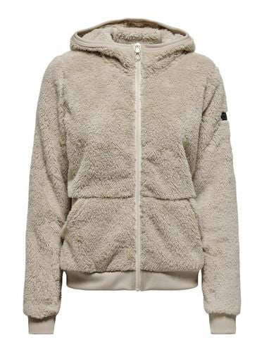 Felpa Fluffy Cerniera Con Cappuccio Donna Taglie XS - only play - Modalova