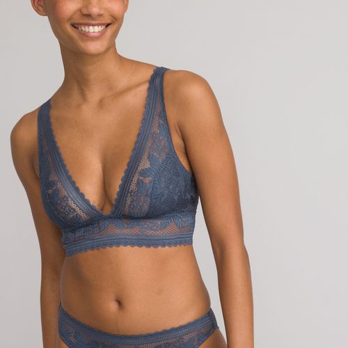 Reggiseno Bralette In Pizzo Riciclato Donna Taglie 1 A - la redoute collections - Modalova