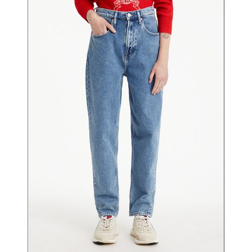 Jeans Mom, Vita Alta Donna Taglie W29 L30 (US) - 42 (IT) - tommy jeans - Modalova