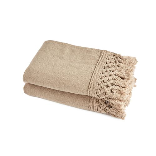 Confezione Da 2 Asciugamano Per Ospiti Cotone Bio/lino Kiramy Taglie 30 x 50 cm - am.pm - Modalova
