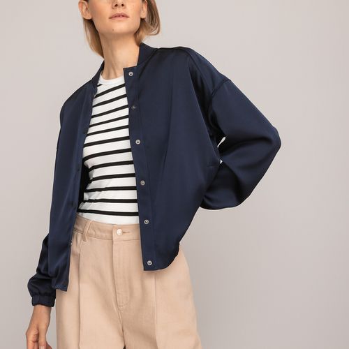 Giubbotto Bomber In Satin, Taglio Ampio Donna Taglie M - la redoute collections - Modalova