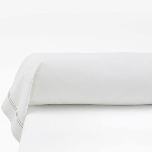 Federa Per Cuscino Cilindrico Percalle Puro Cotone, Palace Taglie 85 x 185 cm - la redoute interieurs - Modalova