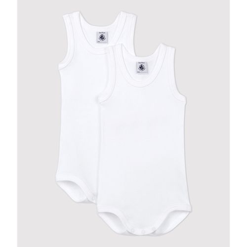 Confezione da 2 body senza maniche - PETIT BATEAU - Modalova