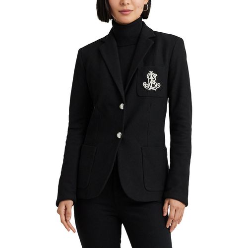 Blazer Attillato Con Stemma Donna Taglie M - lauren ralph lauren - Modalova