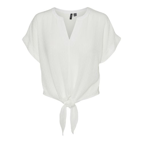 Blusa corta da annodare - VERO MODA - Modalova