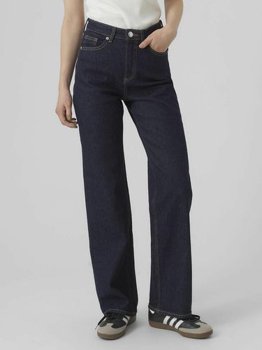 Jeans Larghi, Vita Alta Donna Taglie W25 L32 (US) - 38 (IT) - vero moda - Modalova