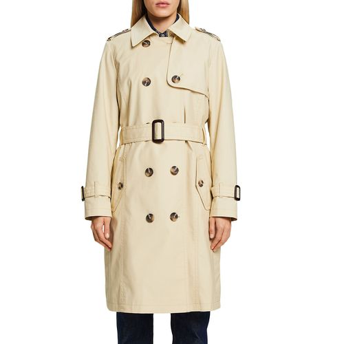 Trench Lungo Con Cintura Donna Taglie L - esprit - Modalova