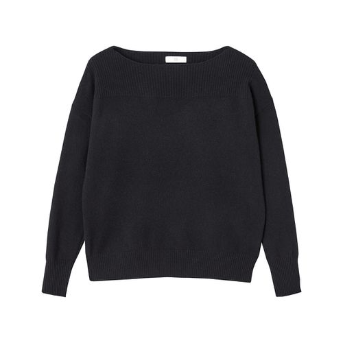 Pull in cachemire scollo a barchetta in maglia fine - LA REDOUTE COLLECTIONS - Modalova