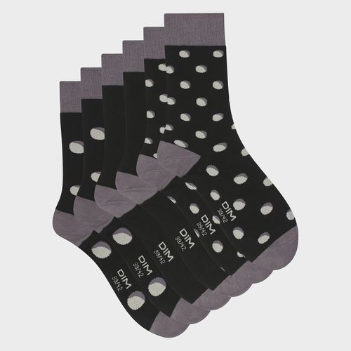 Confezione da 3 paia di calze stampate - DIM - Modalova