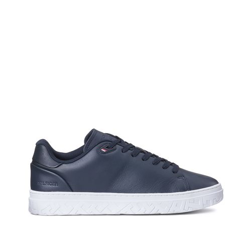 Baskets In Pelle Modern Iconic Court Cup Uomo Taglie 41 - tommy hilfiger - Modalova