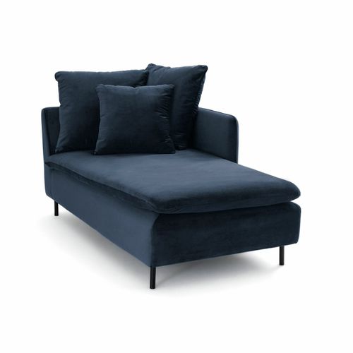 Chaise longue componibile velluto P158 cm, Ivete - LA REDOUTE INTERIEURS - Modalova