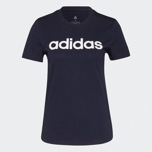 T-shirt Loungewear Essentials Slim Logo Donna Taglie XS - adidas sportswear - Modalova