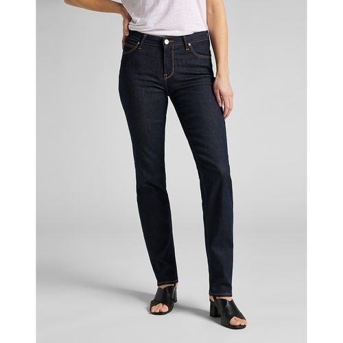 Jeans Dritto Marion Straight, Vita Semi-alta Donna Taglie W32 L31 (US) - 46 (IT) - lee - Modalova