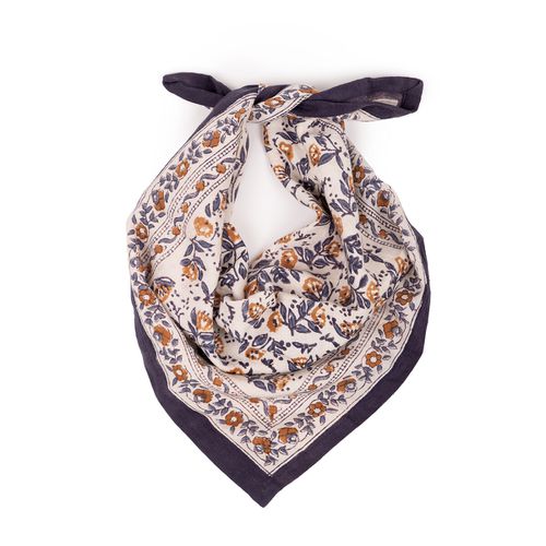 Piccolo foulard cotone Mayli Orage - BINDI ATELIER - Modalova