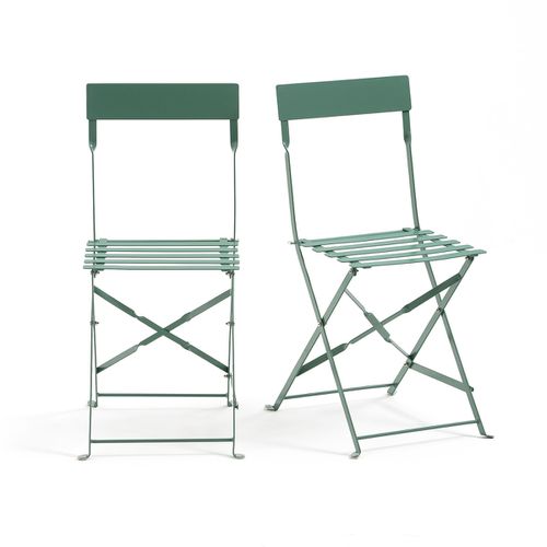 Confezione da 2 sedie pieghevoli in metallo, Ozevan - LA REDOUTE INTERIEURS - Modalova